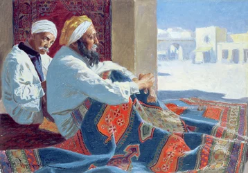 Die Teppichverkäufer, ca. 1915